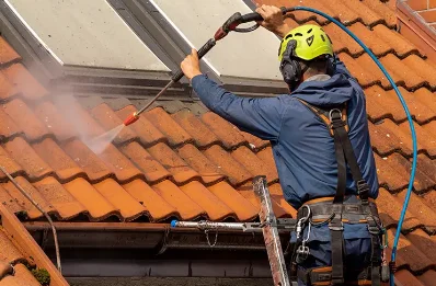 Démoussage et hydrofuge de toiture à Caignac